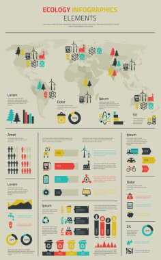 Enerji ve elektrik Transpostation infographics