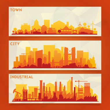 Industrial Line cityscape silueti