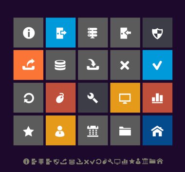 Sunucu Icons set