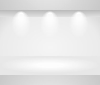 template of a blank shelf clipart