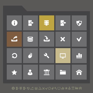 Sunucu Icons set