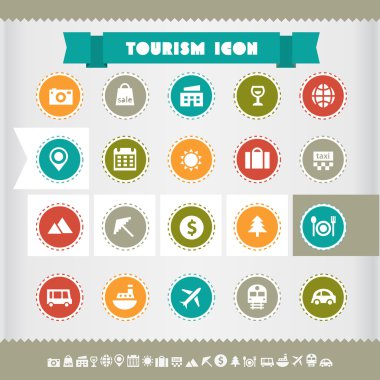  Turizm Icons set