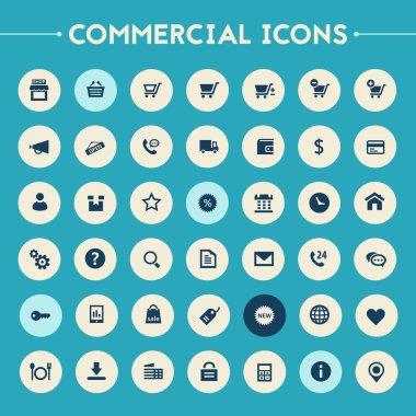 Ticari Icons set
