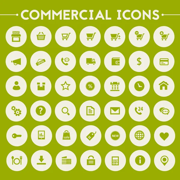 Ticari Icons set