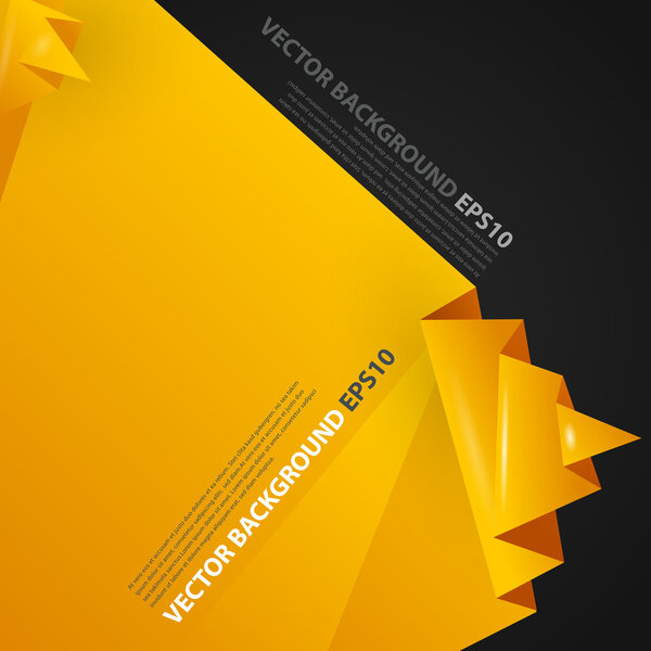 Абстрактный фон оригами
