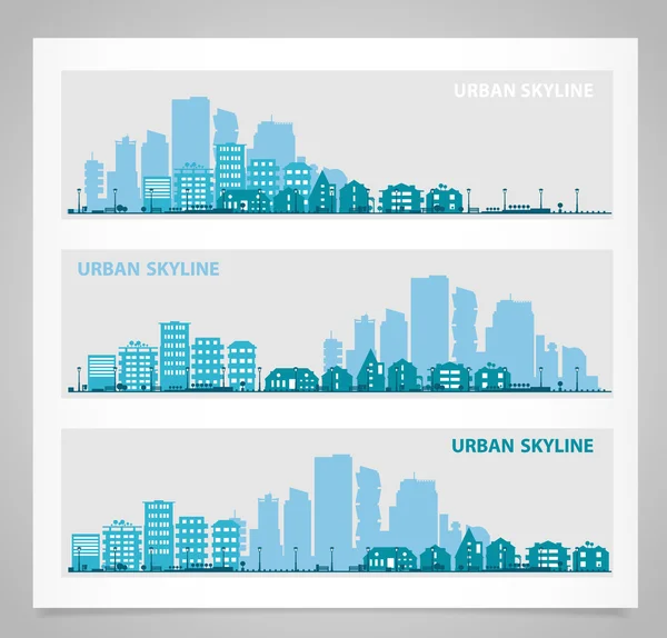 Şehir manzarası seti