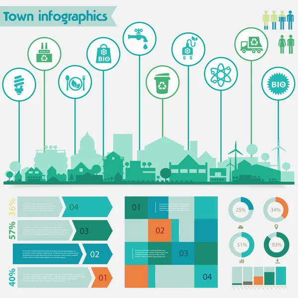 Yardımcı programı'nı ekolojik infographics 