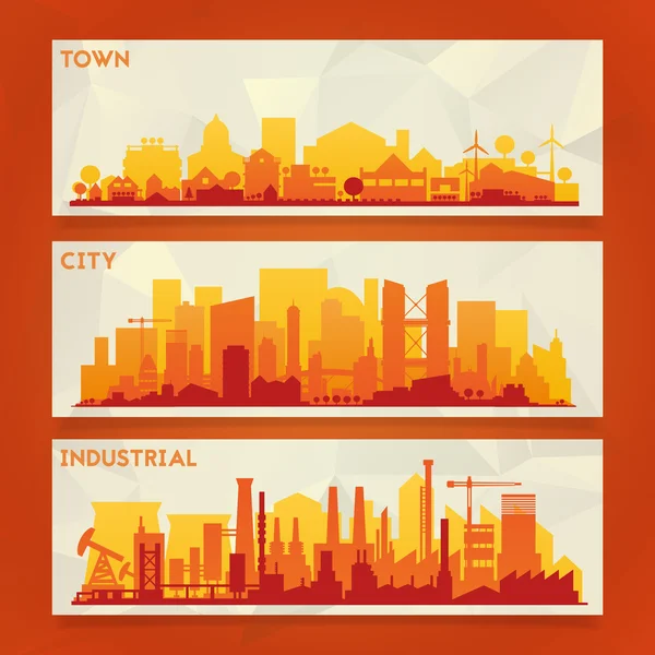 Industrial Line cityscape silueti