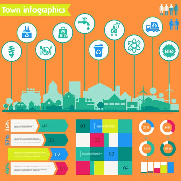 Yardımcı programı'nı ekolojik infographics 