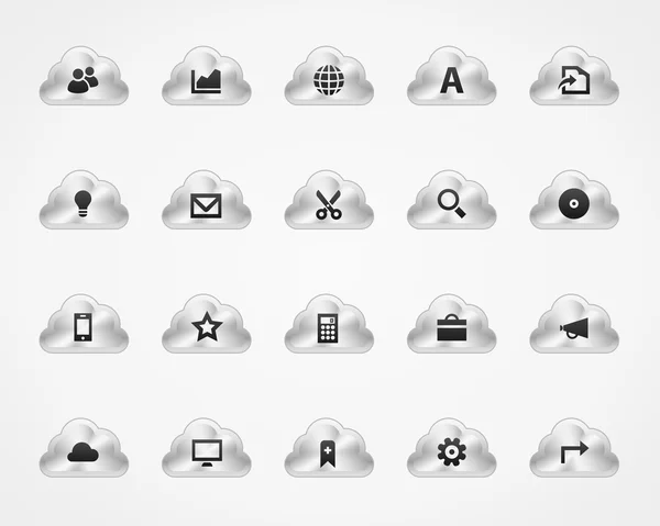 Web en office icons set — Stockvector