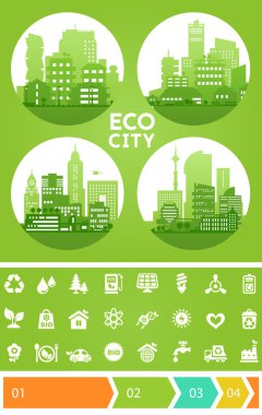 şehir manzarası seti