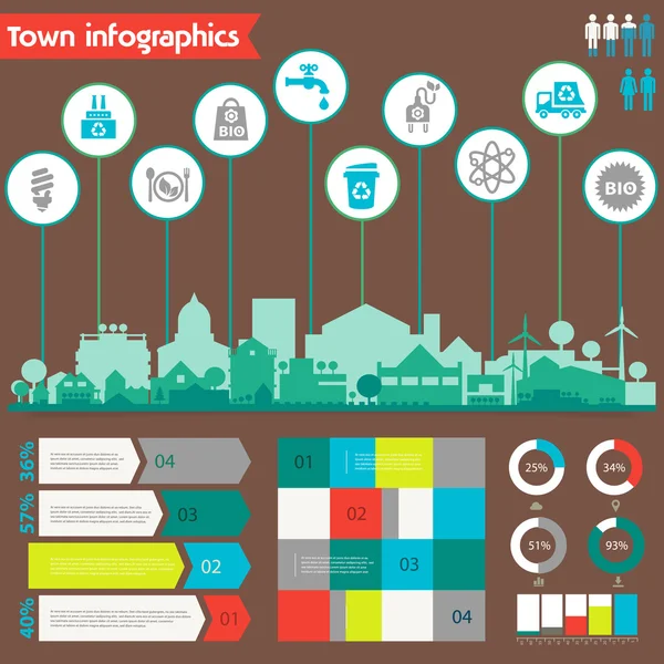 Yardımcı programı'nı ekolojik infographics 