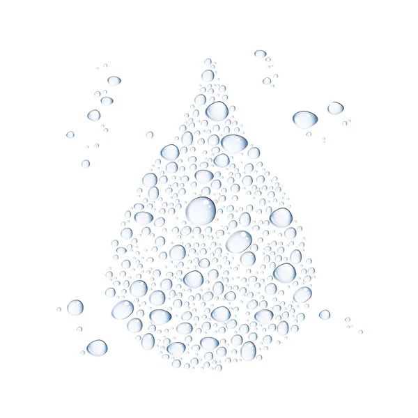 Αφηρημένες σταγόνες νερού — Διανυσματικό Αρχείο