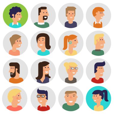 malzeme çizgi film karakterleri koleksiyonu