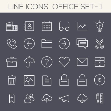 Satır içi Office Icons Collection