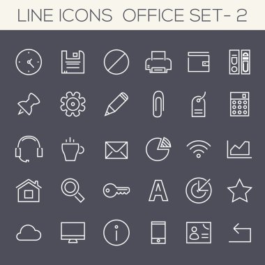Satır içi Office Icons Collection
