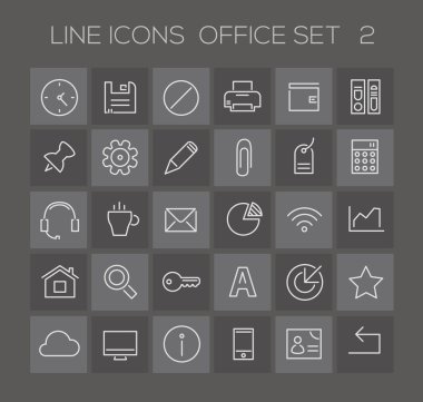 Satır içi Office Icons Collection