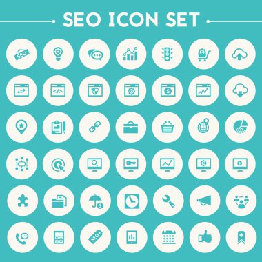 Çok renkli kare düz düğmeleri