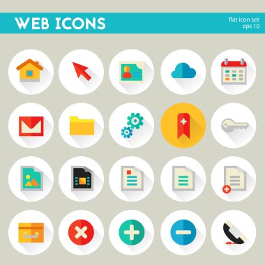 Web simgeler kümesi. 