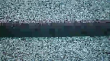 Gürültü titreşen detone Tv ekranının