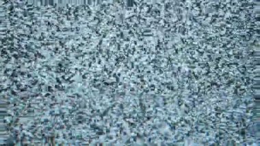 Gürültü titreşen detone Tv ekranının