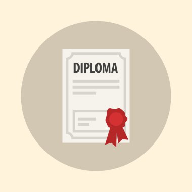 Eğitim diploması kağıda.