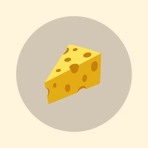 奶酪与孔. — 图库矢量图片