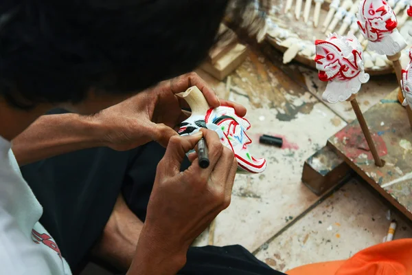 Schilderij poppenspel — Stockfoto