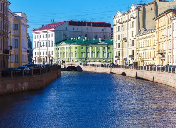 Река Мойка в Санкт-Петербурге, Россия — стоковое фото