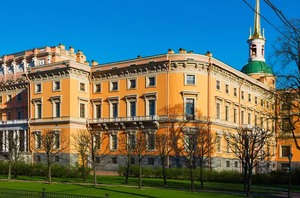 Mikhailovsky kale manzarası. Saint Petersburg. Rusya.