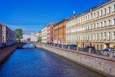 St Petersburg, Rusya Federasyonu Griboedov kanal köprüde