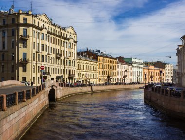 St. Petersburg, Rusya 'daki Moyka Nehri' nin seti.