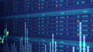 Hisse senedi piyasa dalgalanmaları, petrol fiyatları düşüyor, düşüyor, GSYİH ile elektronik grafik