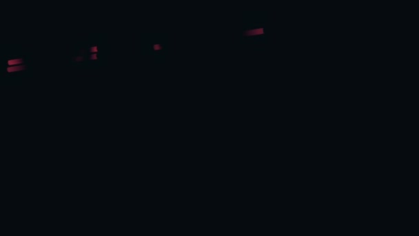 Escalier sombre effrayant avec clignotement, lumières scintillantes, scène de crime, film d'horreur 