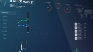 Borsa izleme yazılımı, finansal veriler istatistik ekranda değiştirme
