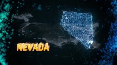 Nevada Birleşik Devletleri federal sınır haritası ana hatları, haberler, çıkış anketleri, görülmeler
