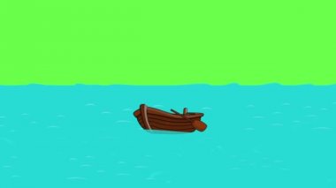  Deniz kıyısında yelkenli.