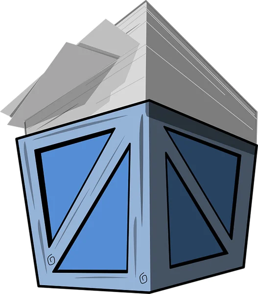 Dosya kutusu animasyon veya karikatür için