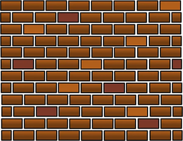 Wall Cartoon Bricks — Stock Photo, Image