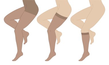 compression hosiery info clipart