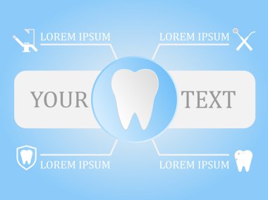 Infographic için diş şablon