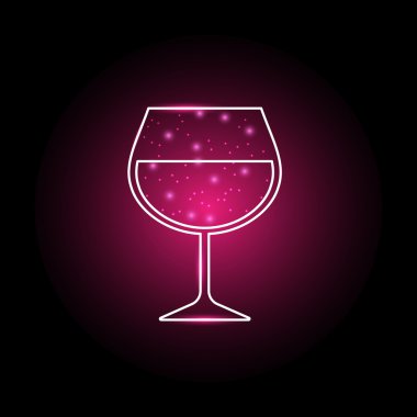 Vektör çizim şarap cam