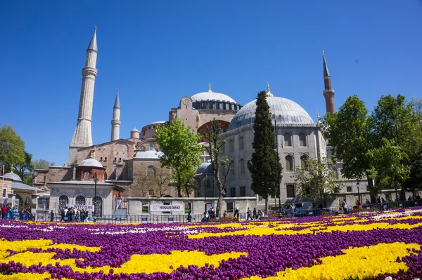 Hagia Sophia mecsetre és a templom — Stock Fotó