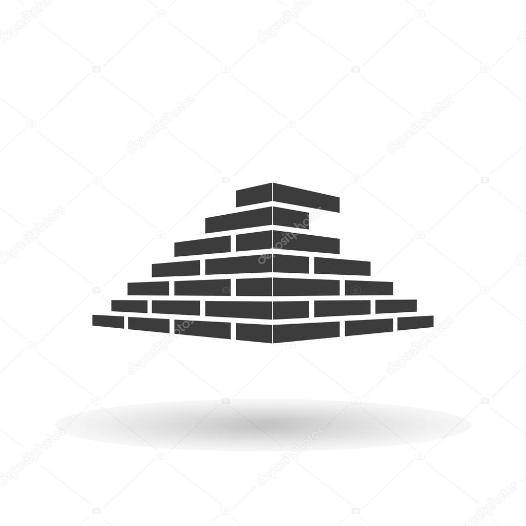 Architecture  and Buildin, brick logo design concept on a white background, vector illustration