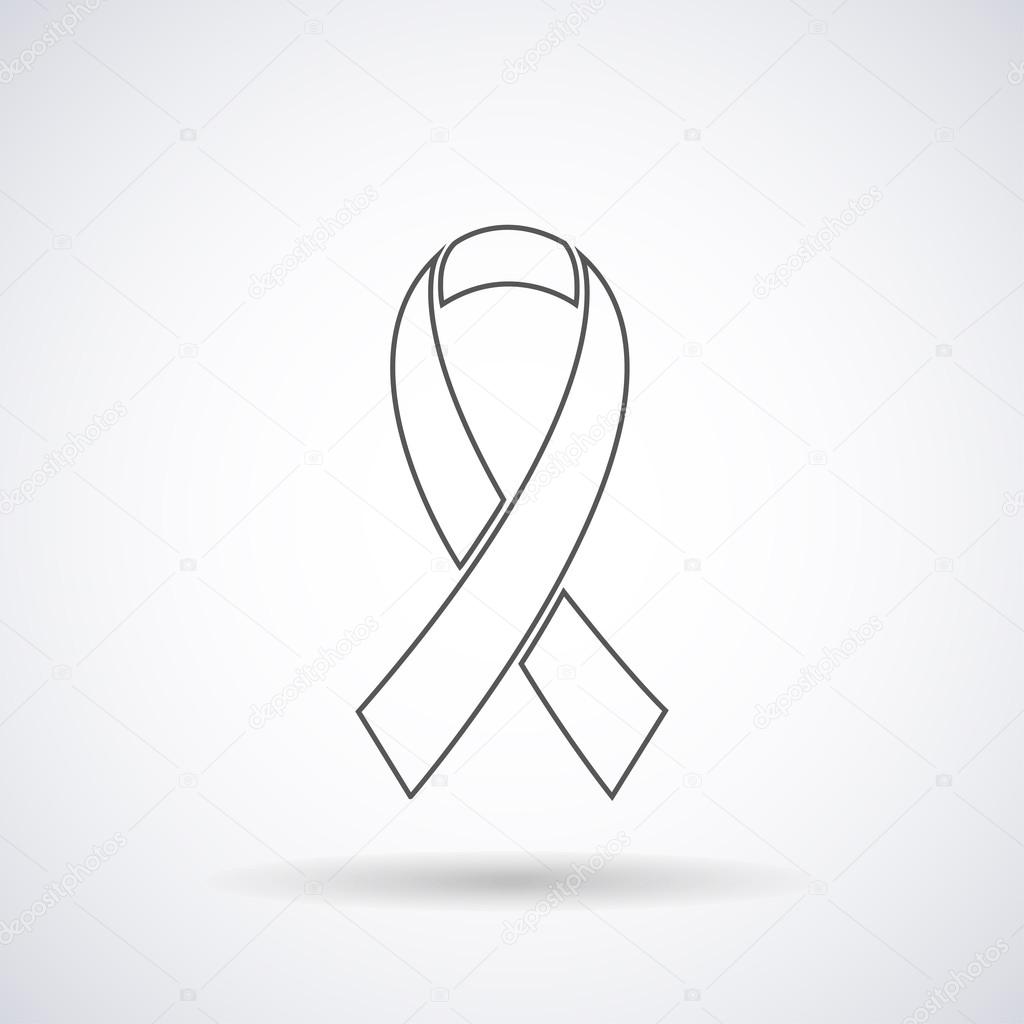 pix Breast Cancer Ribbon Silhouette depositphotos