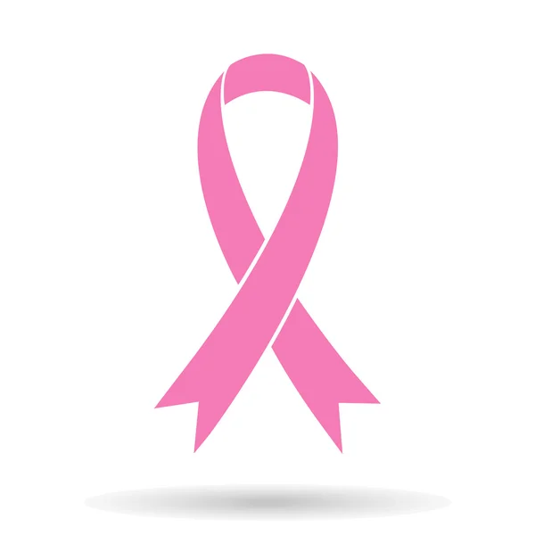 Pink ribbon breast cancer awareness symbol Vector Image