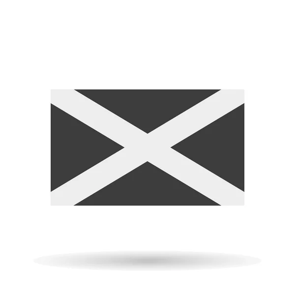 Schottland Flagge Symbol offizielle Proportionen korrekt, Vektorabbildung — Stockvektor