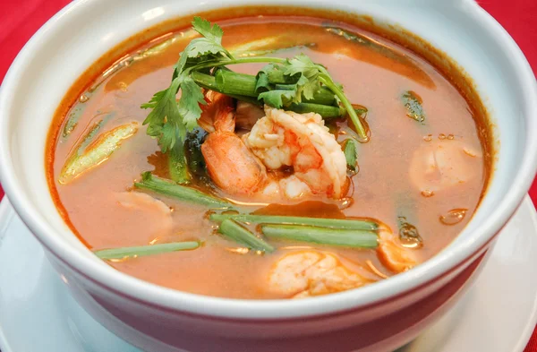 Tom Yam Kung, style soupe thaï épicée Images De Stock Libres De Droits