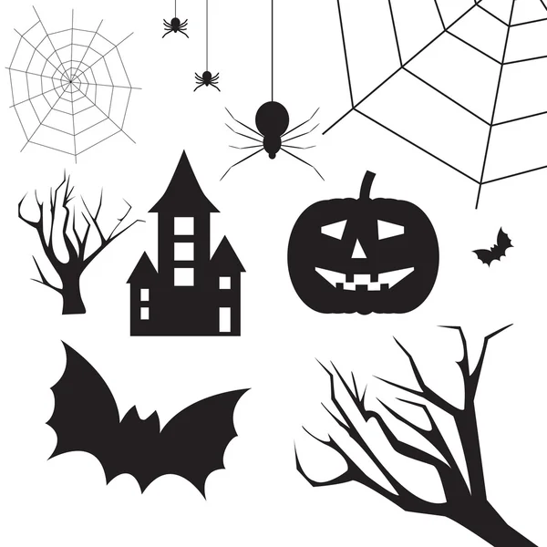 Conjunto de elementos de design para Halloween —  Vetores de Stock