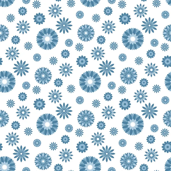 Patrón sin costuras de flores, fondo floral — Vector de stock